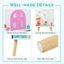 Dollhouse Series 24.5 in. Wide White Finish 2 Shelf Kids Bookcase - Image 5