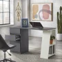 Como Writing Desk with 3 Storage Drawers, Multiple Colors - Image 3