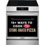 Frigidaire - Gallery 30 in. Wide 5 elements 6.2 Cu. Ft. Slide-In Electric Induction Range with Stone-Baked Pizza and 15+ Ways to Cook - Stainless Steel - Image 2