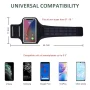MATEPROX Sweatproof Cell Phone Armband, Running Phone Holder for iPhone 16 15 14 13 Pro XR SE S22 S24, Black - Image 3