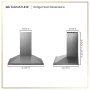 LG SIGNATURE - 36 inches - Externally Vented - Wall Range Hood - Stainless Steel - Image 3