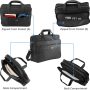 17 inch Laptop Bag, Laptop Briefcase for Men, Business Office Bag for Women, Zokaliy Computer Shoulder Messenger Bag with Organizer Fits 15.6 17 Inch Notebook MacBook HP, Black - Image 5