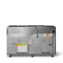Viking - 60"W. Pro5S 8.0 Cu. Ft. Freestanding Sealed 6 Burner Gas Convection Range/Double Oven-Stainless Steel/Brushed Brass - Stainless Steel - Image 3
