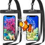SYNCWIRE Waterproof Phone Pouch [2-Pack] - Universal IPX8 Waterproof Phone Case Dry Bag with Lanyard Compatible with iPhone 15/14/13/12/11 Pro XS MAX XR X Samsung S23 S22 S20+ and More Up to 7 Inches - Image 1