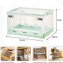 Collapsible Storage Bins with Lids, 27 Liter Large Storage Bins with Lids, Plastic Storage Bins, Plastic Tote for Home/Bedroom/Kitchen/Office/Travel - Image 2