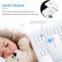 Wireless Keyboard and Mouse Ultra Slim Combo, TopMate 2.4G Silent Compact USB 2400DPI Mouse and Scissor Switch Keyboard Set with Cover, Batteries Included, for PC/Laptop/Windows/Mac - White - Image 2