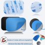 SALEX Replacement Metal Plates Set 16 Pack for Magnetic Car Phone Holders, Wall, Air Vent Mounts, Cases, Magnets. Kit of 8 Silver Round and 8 Rectangular Iron Discs without Holes. 3M Adhesive Backing. - Image 6