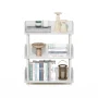 Furinno TURN-N-TUBE 3-Tier Freestanding Multipurposes Display Rack White/White - Image 6