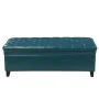 Juliana Tufted Teal PU Leather Storage Bench - Image 2