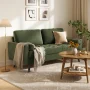 Brumback 70" Velvet Square Arm Sofa - Gray Velvet - Image 5