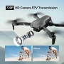 4DRC v8 with 1080P HD Camera for Adults and Kids for Adults and Children FPV RC Quadcopter with LED Lights and Optical flow Sensor, 2 Batteries, Black - Image 2