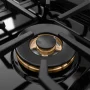 ZLINE - 30 in. Wide 4 Burner Autograph Black SteelParamount Gas Cooktop DuoPro and Gold Accents (PSRTBZ-30-G) - Black Stainless Steel - Image 3
