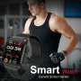 VIVISTAR Smart Watch 1.96" Full Touch for Android and iPhone, Smartwatches with Fitness Tracker,100+ Sports Modes Smart Watches for Men Women Black - Image 3