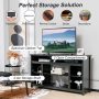 58 Inch Fireplace TV Stand for TVs up to 65 Inches - Image 6