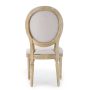 Phinnaeus Beige Fabric Upholstered Dining Chair (Set of 4) - Image 3