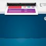 HP - LaserJet Pro 4201dn Color Laser Printer - White/Blue - Image 1