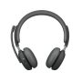 Logitech - Zone Wireless Bluetooth Over-the-Ear 2 Headset Teams Version with Receiver - Graphite - Image 1