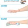 Ergonomic Mouse Pad with Wrist Rest Support Gel with Coaster, Cute Wrist Pad with Non-Slip Rubber Base, Easy Typing & Pain Relief, Black White Marble - Image 6