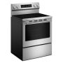 KitchenAid - 30 in. Wide 5 elements 5.3 cu. ft. Smart Freestanding Electric Range with Convection Cooking Modes - PrintShield Stainless Finish - Image 2
