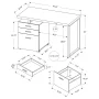 Monarch Specialties Computer Desk, Home Office, Laptop, Storage Drawers, 48"L, Work, Grey Laminate - Image 6