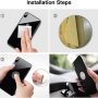 SALEX Replacement Metal Plates Set 16 Pack for Magnetic Car Phone Holders, Wall, Air Vent Mounts, Cases, Magnets. Kit of 8 Silver Round and 8 Rectangular Iron Discs without Holes. 3M Adhesive Backing. - Image 2