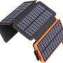 A ADDTOP Solar Charger Power Bank - 25000mAh Portable Solar Phone Charger with 4 Solar Panels 3A Fast Charge External Battery Pack for Phones Tablets Outdoor Camping - Image 5