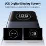 UGREEN - Nexode 100W 12000mAh Power Bank with Smart Display, Portable Charger for Laptops, Tablets, Cell Phones - Black - Image 3