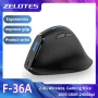 ZELOTES F36A Vertical Handheld Wireless Mouse 2.4G Wireless Rechargeable Laptop Mouse 6-button Optical mouse 3 level DPI mouse - Image 1