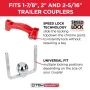 (3 pack) TowSmart 7277 Pro Class High Visibility Chrome Coupler Lock - Image 6
