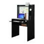 Designs2Go 31.5 in. Rectangular Black Student Computer Desks with Magnet Board and Shelves - Image 4