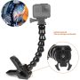 Gopro Camera Accessories Jaws Gooseneck Flex Clamp Mount + Adjustable Neck - Image 6