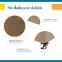 Duckcovers Essential 28 in. W x 35 in. D x 35 in. H Latte High Back Chair Cover - Image 3