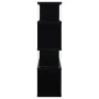 Emelle 63-inch 4-shelf Glass Panel Bookshelf Black - Image 3