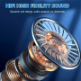 Trucker Wireless Bluetooth Earpiece Headset Dual Mic Earbud Noise Cancelling US - Image 3