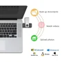 5 Pack 64GB USB Flash Drive Memory Stick Fold Storage USB 2.0 Thumb Drive Swivel Design - Image 3
