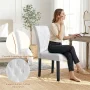 Alden Design Dining Chair, Set of 2, White - Image 5