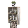 Merlene 2 Piece Solid Wood Tiered Shelf with Towel Bar - Natural - Image 1