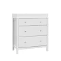 Horizon 3-Drawer Chest with Changing Topper - White - Image 1