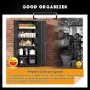 SOLAURA 71" Metal Garage Storage Cabinet with Locking Doors and Adjustable Shelves for Home, Office(Black) - Image 6