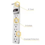 8 ft. 6-Outlet Power Strip with Power Light Indicator - Image 3