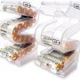 Battery Ladder Organizer Case for AA Batteries - Stackable or Mounted Vertical Storage Battery Dispenser for Home, Garage, & Workshop (2-Pack, Holds 40 AA Batteries Total) - Image 1