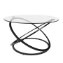 Dimitri Galaxy Tempered Glass Round Coffee Table - Image 6