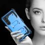 Njjex Phone Cases for Samsung Galaxy S23, [Buit-in Temerped Glass Screen Protector] Combo Holster Belt Clip [Heavy Duty] [Kickstand] Full-Body Rugged Holster Case（Blue) - Image 6