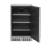 Coyote - Outdoor Living 21" 4.1 Cu. Ft. Built-in Compact Refrigerator Right Hinge - Stainless Steel - Image 2