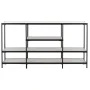 Petra 55 in. Beige/Black Wood Storage Console Table - Image 1