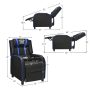 Massage Gaming Recliner Chair Racing Single Lounge Sofa Home Theater Seat - Image 5