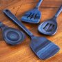 Baltique Malta Collection 4 Piece Wooden Cooking Utensil Set, Safe for Nonstick - Image 4