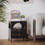 Semiocthome Modern Nightstand with 2 Drawers,Bedside Table for Bedroom in Black Finish,Adult - Image 2