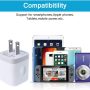 Single USB Port Wall Charger,Charger Cube,1A/5V 4Pack USB Charger Plug Charging Block Box Station Compatible for iPhone11 XS/Max/XR/X/8/7,Samsung Galaxy SS21/20/10/9,Note21/2010/9 A80 90,LG Stylo 6 5 - Image 4