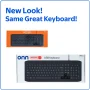 onn Wired Usb Keyboard Internet Keys Usb-A Standard Keyboards with Usb Computer Keyboard, Gray, 1 Pack - Image 3